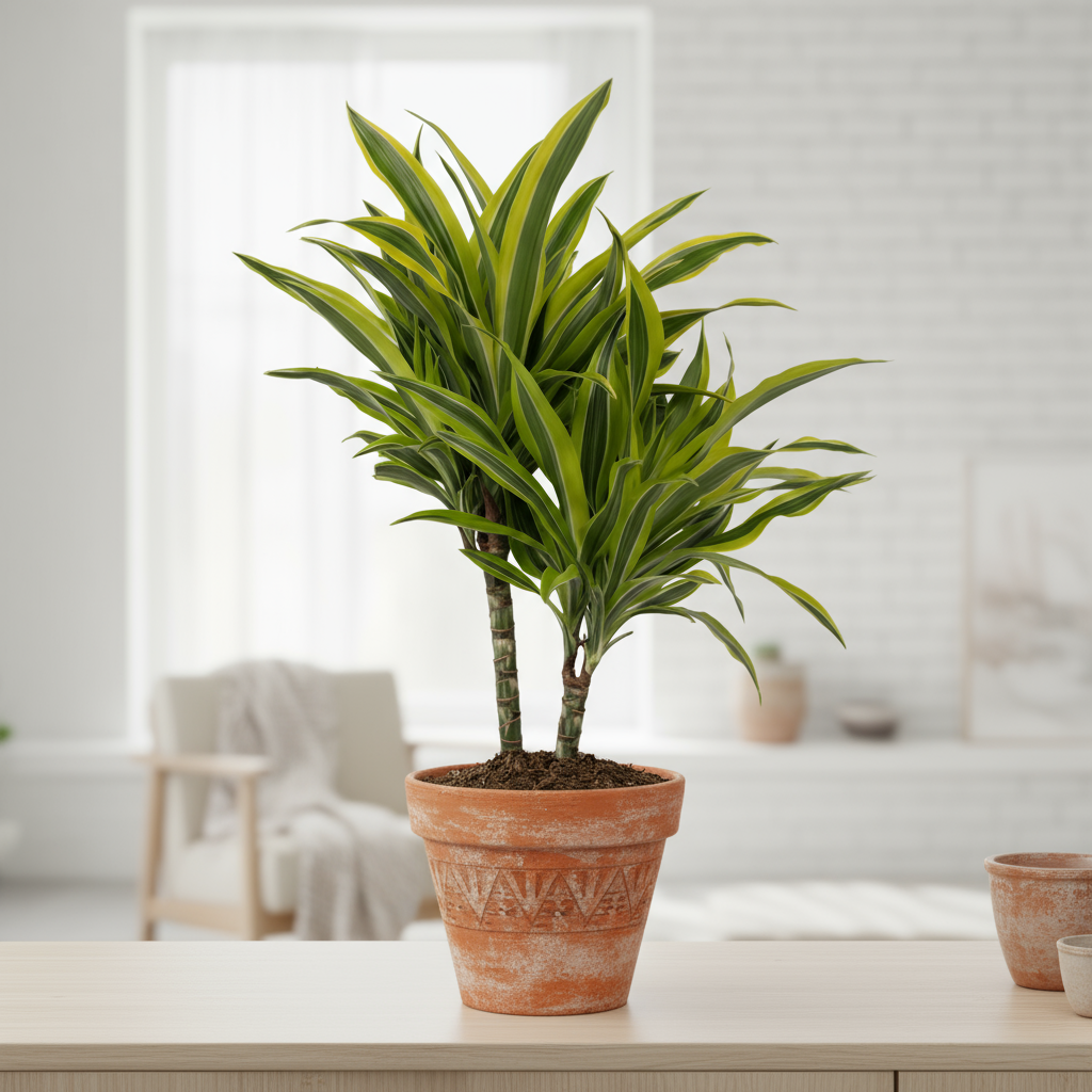 Dracaena Deremensis 'Lemon Lime' - 60-70cm - pot size ⌀17cm
