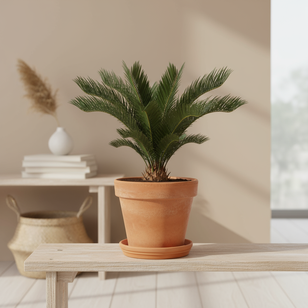 Palm Cycas Revoluta - 45-60Cm - pot size ⌀15Cm
