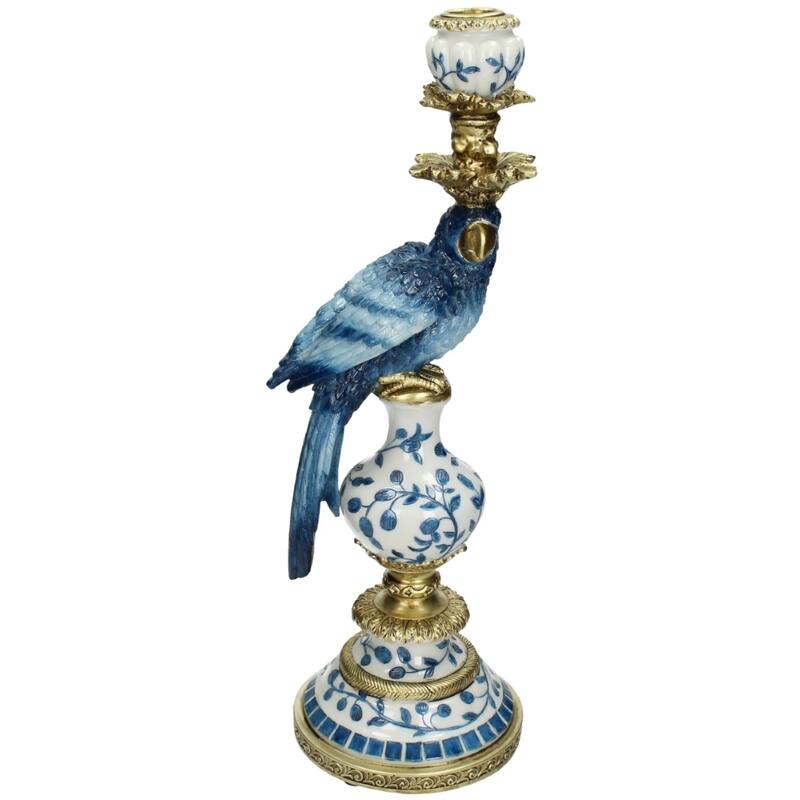 Candleholder - Dutch Blue Parrot ↑ 40 Cm - Right