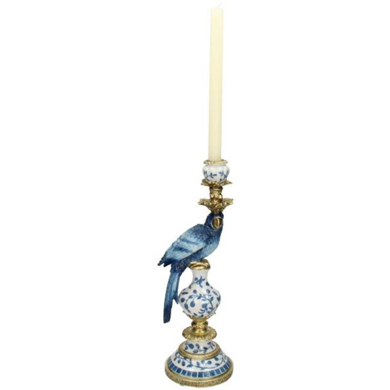Candleholder - Dutch Blue Parrot ↑ 40 Cm - Right