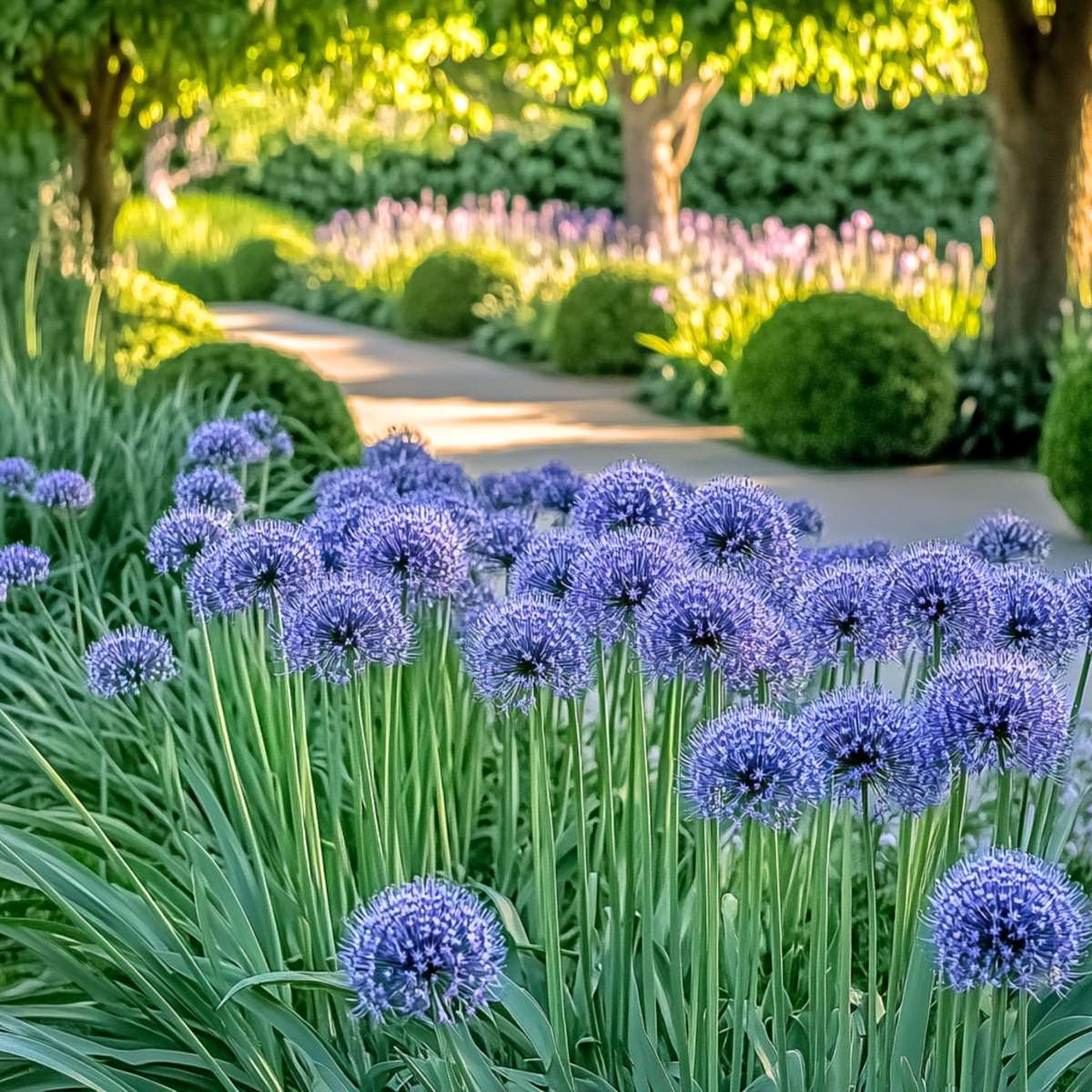 Allium Blue Ornamental Onion - Allium 'Caeruleum' - Set Of 40 Flower Bulbs