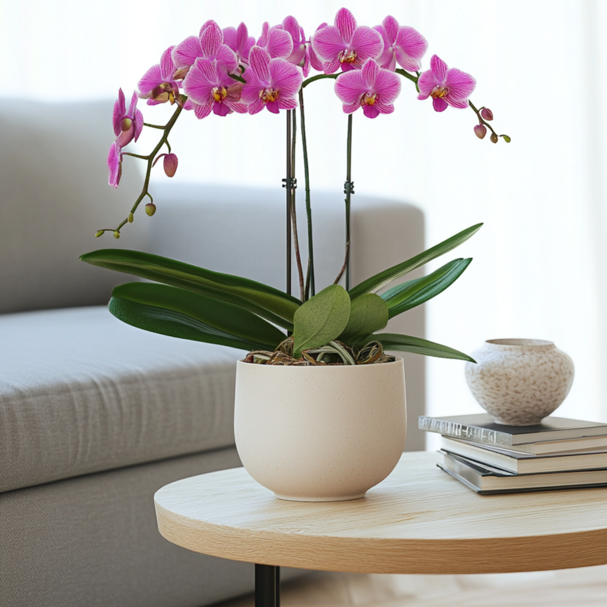 Phalaenopsis Moth Orchid - Phalaenopsis Multiflora - Height 35-45Cm - ⌀12Cm