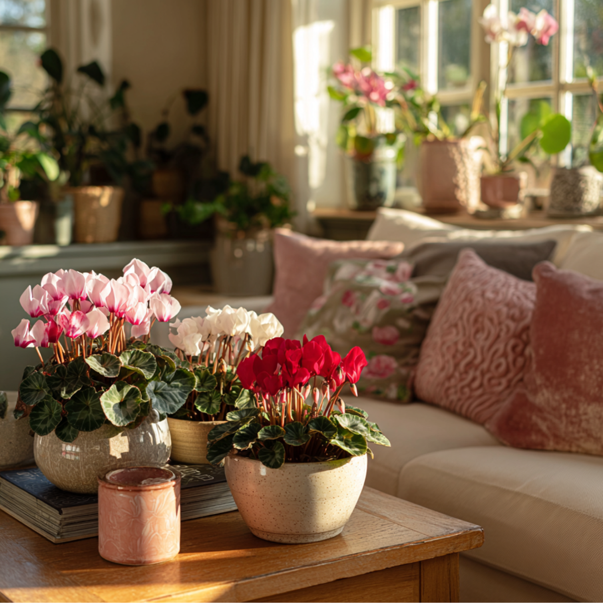 Other Garden Plants Florists' Cyclamen - 6 Pcs. - Cyclamen Persicum - Height 10-20Cm - ⌀9Cm