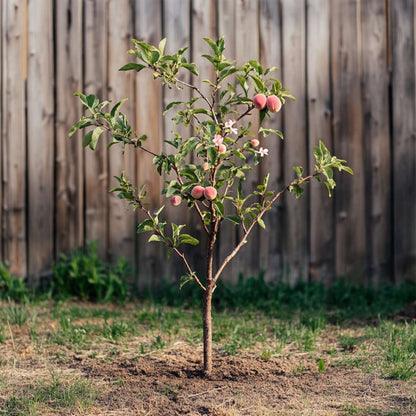 Fruit Trees Peach Tree - Prunus Persica 'Saturne' - Height 60-70Cm - ⌀15Cm