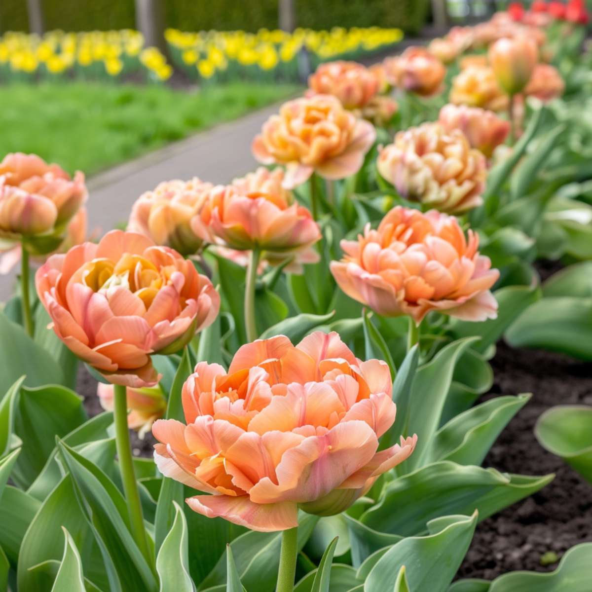 Tulip Bulbs - 15 Pcs. - Tulipa 'Copper Image' - Flower Bulbs