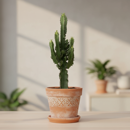 Cactus Candelabra Euphorbia Ingens - 50-60cm - pot size ⌀17cm 