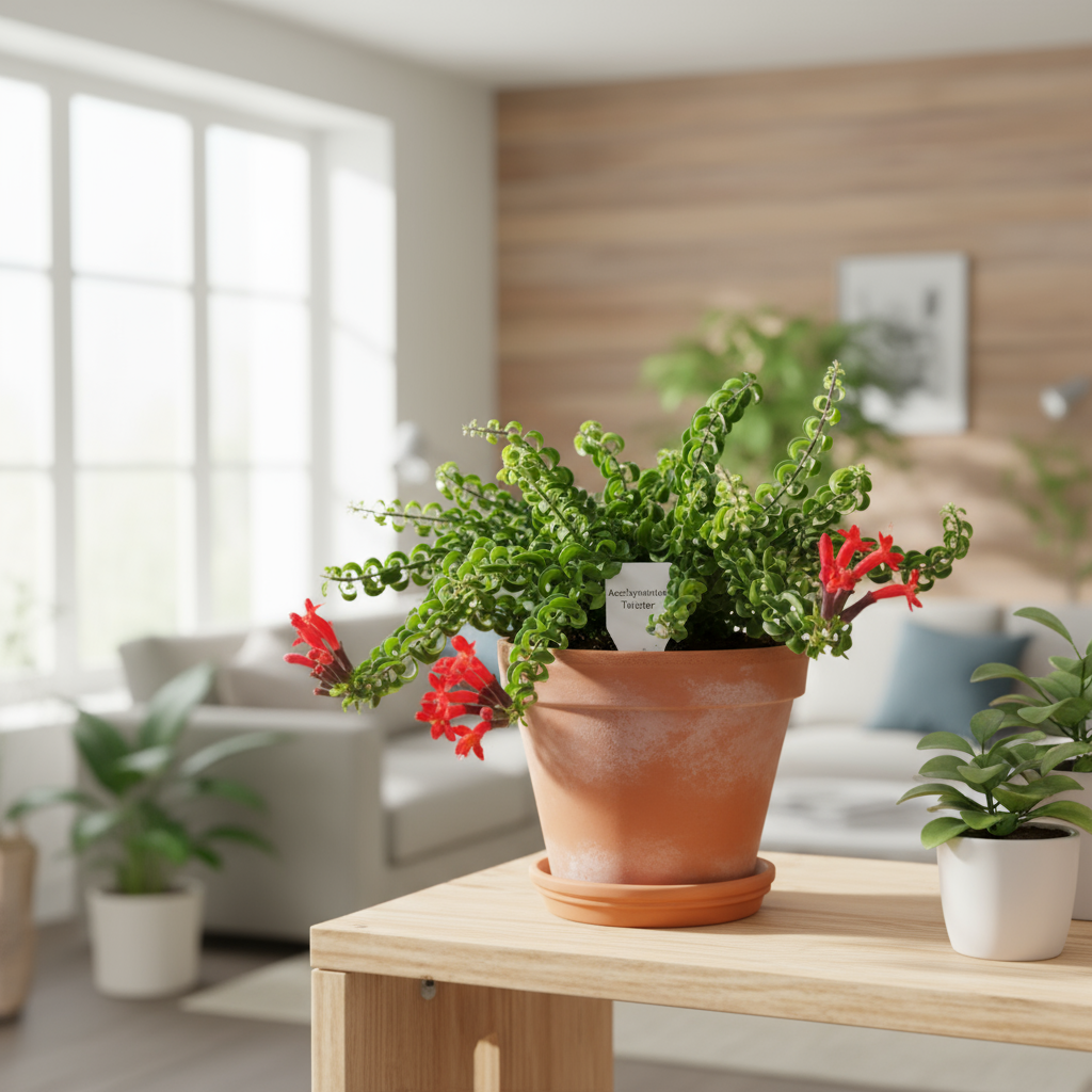 Lipstick Plant Aeschynanthus Pulcher - 20-30Cm - pot size ⌀15Cm 