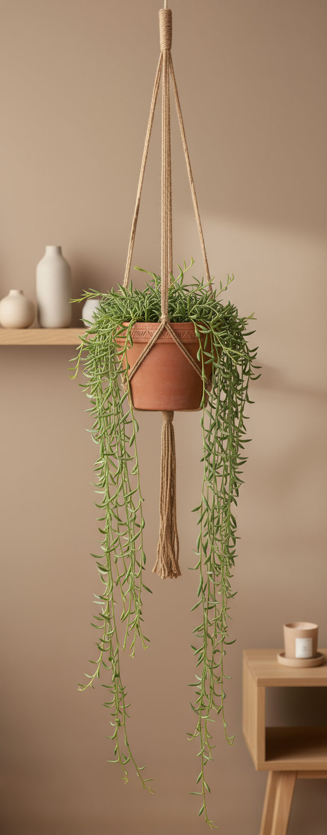 String Of Bananas Senecio Radicans - 10-20Cm - pot size ⌀12Cm 