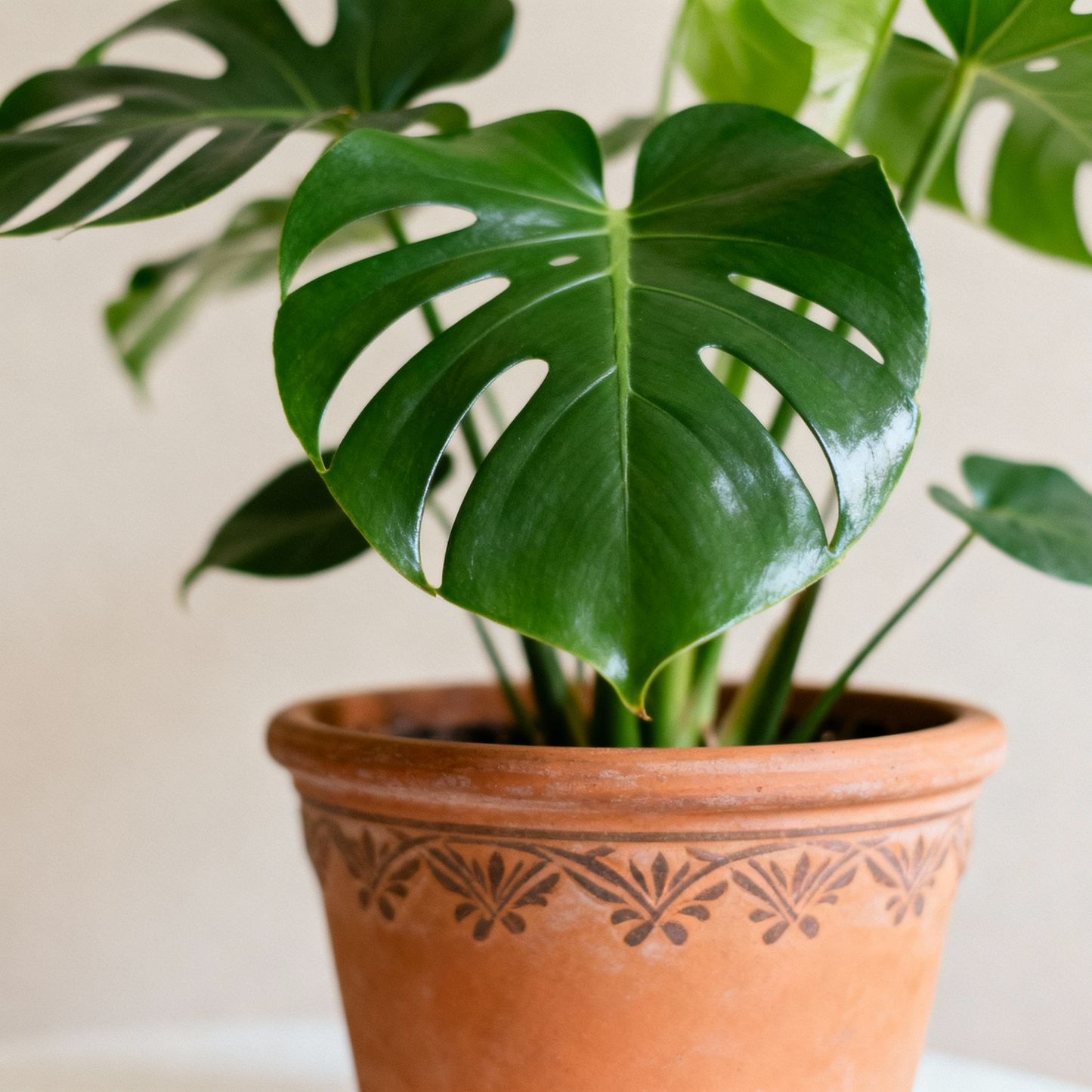 Monstera Deliciosa - 50-60Cm - pot size ⌀17Cm 